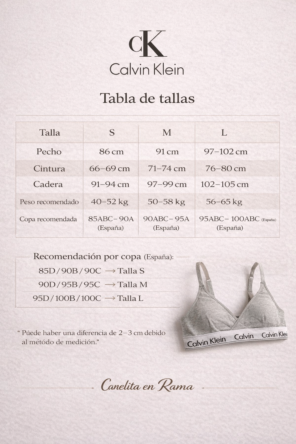 Pack 3 sujetadores ck