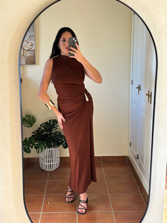 Vestido Marrón